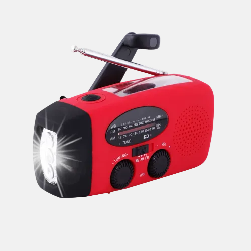 Noodradio op Zonne-energie